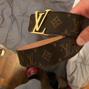 Louis Vuitton Brown Monogram Canvas Belt